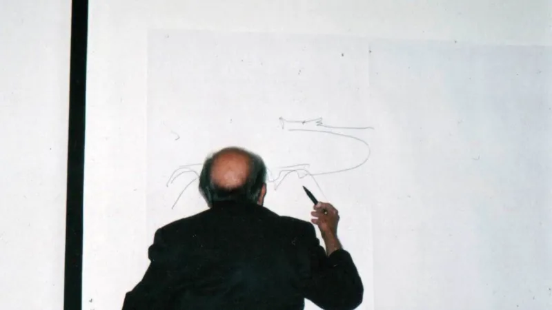 Niemeyer em Curitiba, 2002.