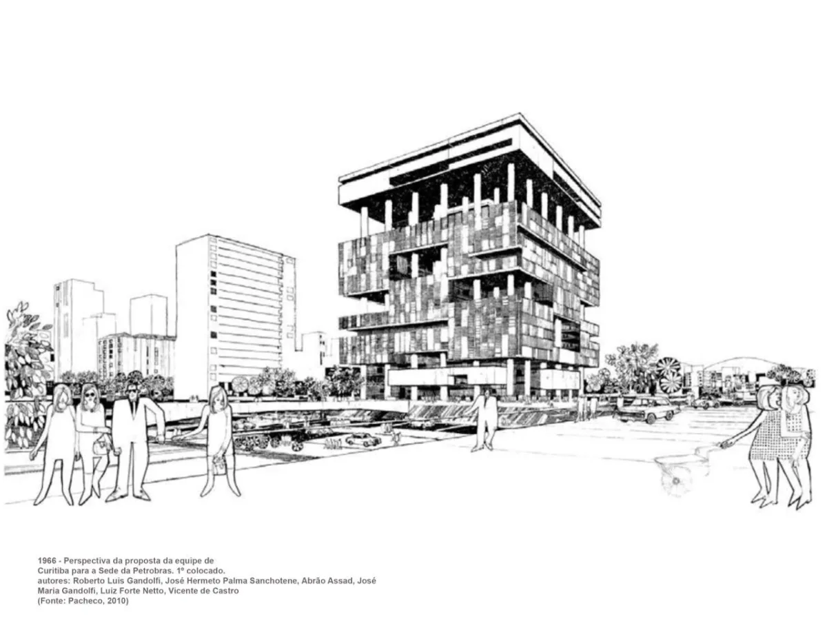 Projeto da sede da Petrobras, no Rio de Janeiro, foi feito por equipe de arquitetos com escritório no Paraná.