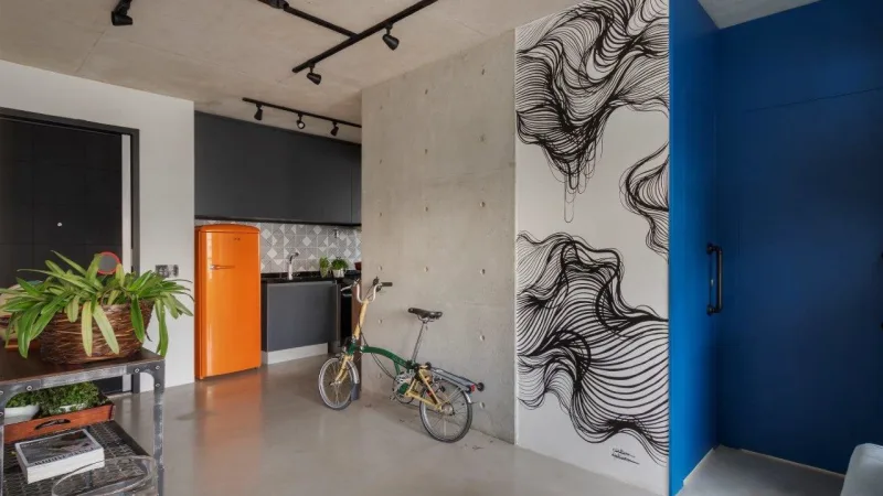 Wall art em preto e branco de Giulianno Martinuzzo. Rafael Renzo/Divulgação.