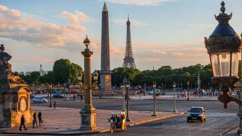 Vista da Praça da Concórdia, em Paris: reforma começará pela região. Foto: Lei Coreographes/Unsplash.