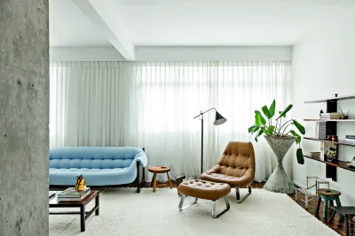 Original dos anos 1970, apartamento passa por reforma para acolher a segunda geração da família