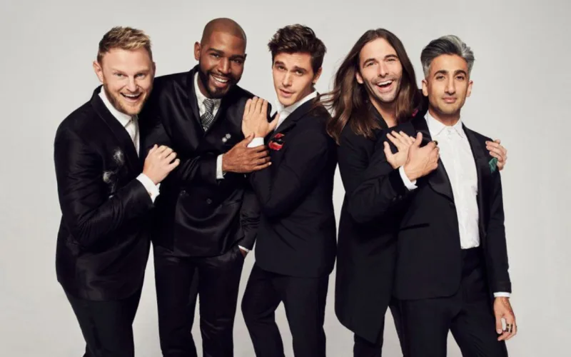 Os apresentadores do Queer Eye, nos EUA: programa ganhou três Emmys em 2018.