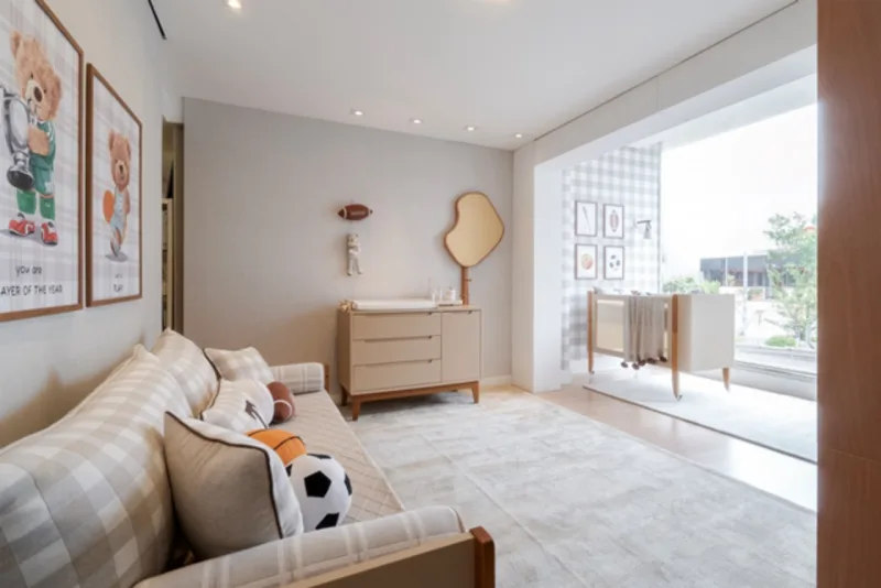 Quarto dos Esportes, projetado por Indira Macedo