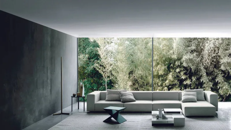 Sofá modular Wall, de 2000, trouxe a possibilidade do consumidor adequar o móvel de acordo com seu espaço.