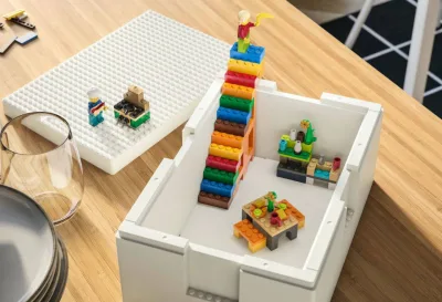 Ikea e LEGO lançam linha conjunta para estimular o brincar e a organização doméstica
