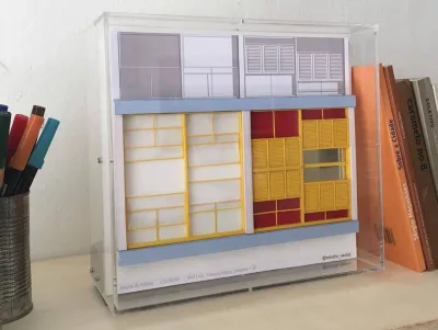Arquiteto faz maquetes de obras arquitetônicas icônicas para enquadrar e decorar ambientes