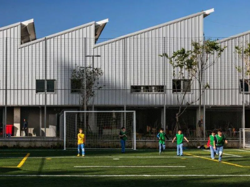 Beacon School - Andrade Morettin Arquitetos Associados + GOAA - Gusmão Otero Arquitetos Associados - São Paulo/SP. Foto: Nelson Kon