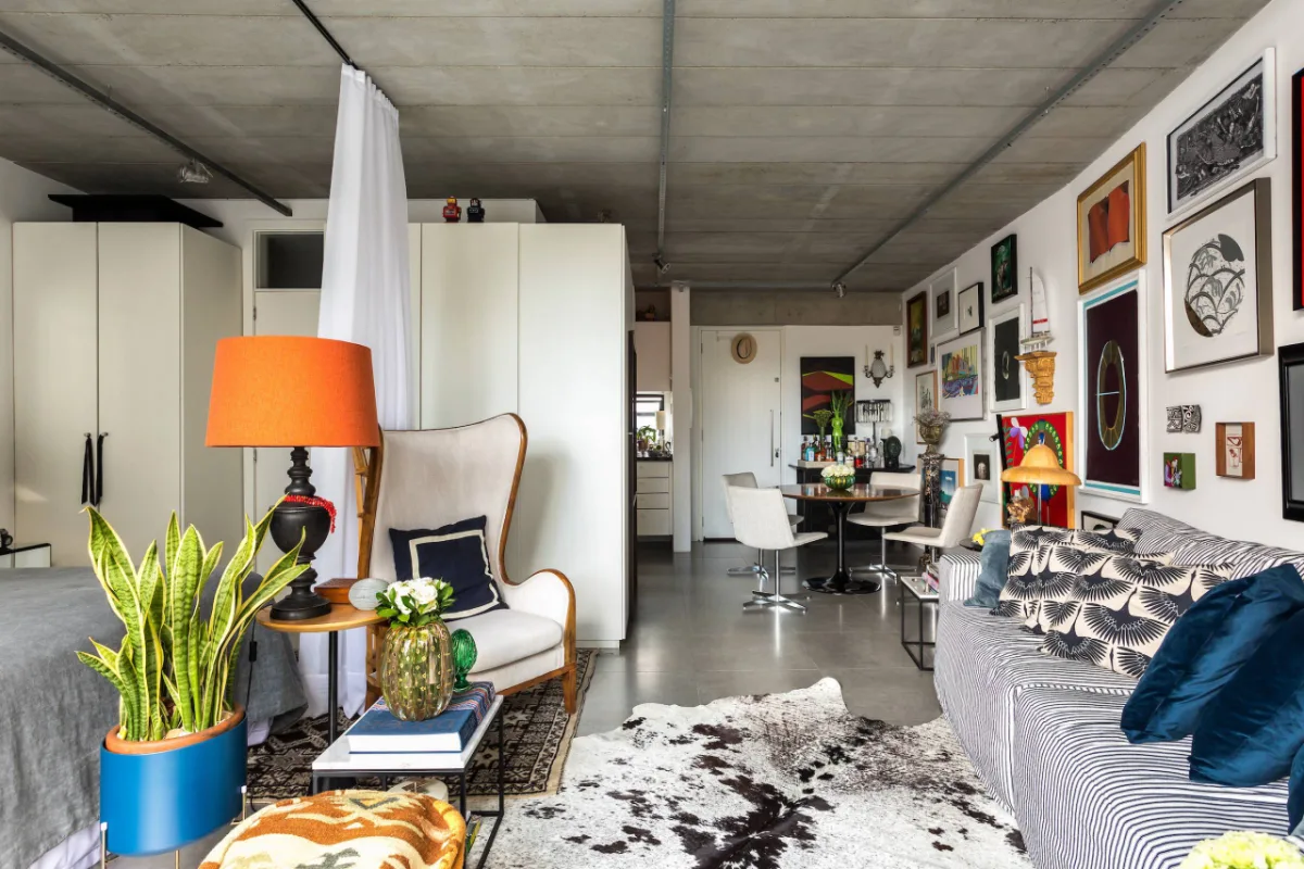 Projeto do Studio Architetonika Nomad trabalhou com referências afetivas no loft de 53 m²