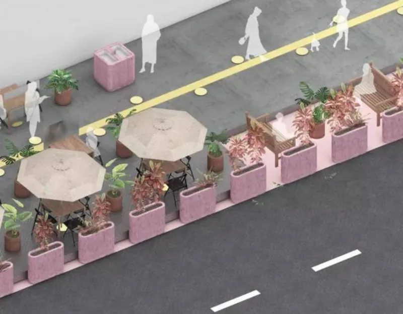 Projeto-piloto de SP vai usar calçadas e ruas como área para bares e restaurantes
