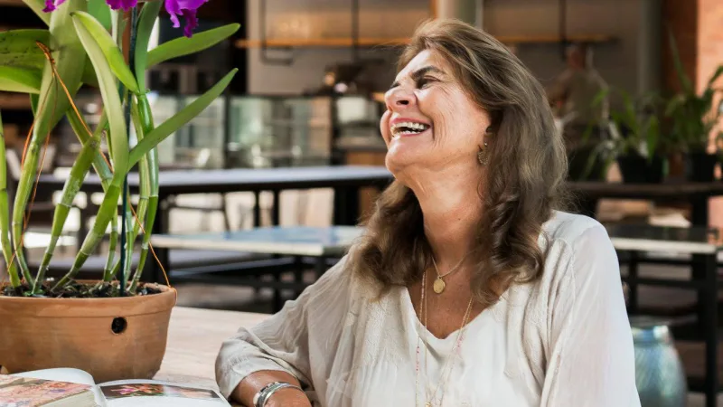 Rosita Rischbieter coleciona orquídeas há mais de 15 anos.