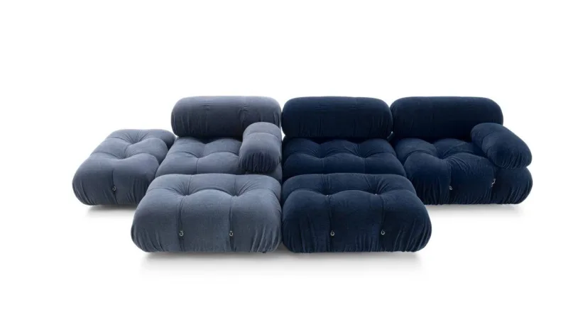 Sofá modular Camaleonda, relançado pela B&B Itália neste FuoriSalone Digital. Foto: Divulgação