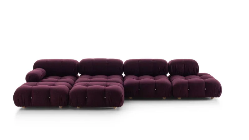 Sofá modular Camaleonda, relançado pela B&B Itália neste FuoriSalone Digital. Foto: Divulgação