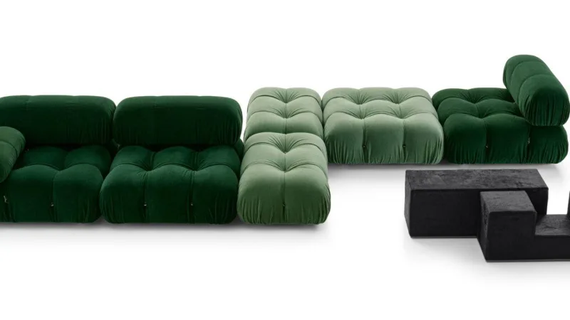 Detalhe do Sofá modular Camaleonda: Divulgação/ B&B Itália
