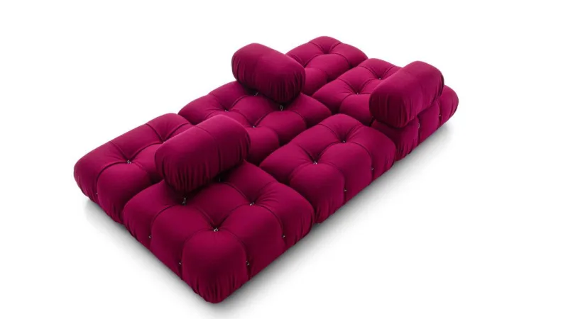 Sofá modular Camaleonda, relançado pela B&B Itália neste FuoriSalone Digital. Foto: Divulgação