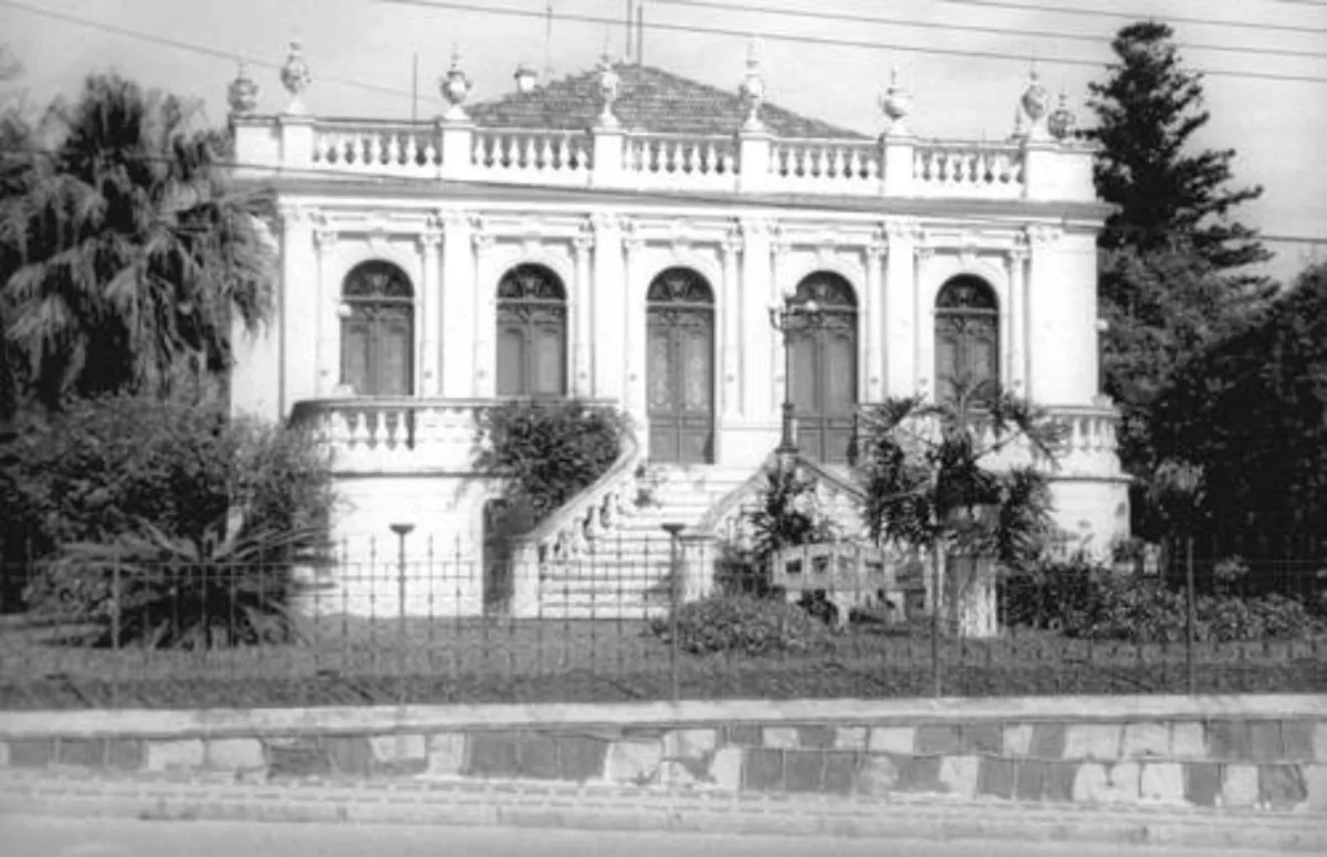 Retrato histórico do Palacete dos Leões. Foto: Divulgação/ Fundação Cultural de Curitiba