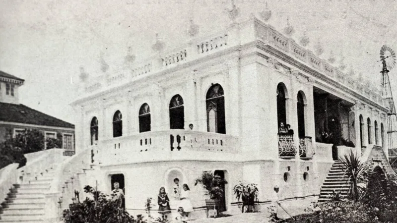 Retrato histórico do Palacete dos Leões. Foto: Divulgação/Fundação Cultural de Curitiba