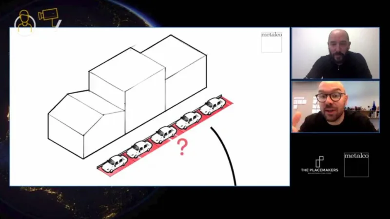 Nichetto está projetando um novo tipo de parklet.