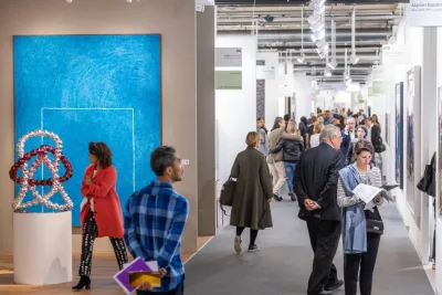 Art Basel, feira de arte contemporânea na Suíça. Registro de 2019