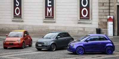 Três marcas-ícones do design italiano apresentam novo Fiat 500 elétrico