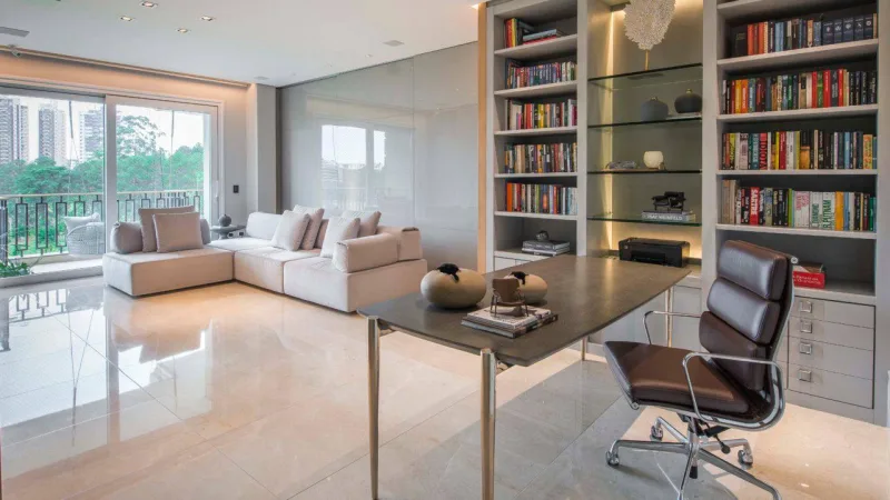 Projeto de apartamento de Curitiba por Sharise Gulin.
