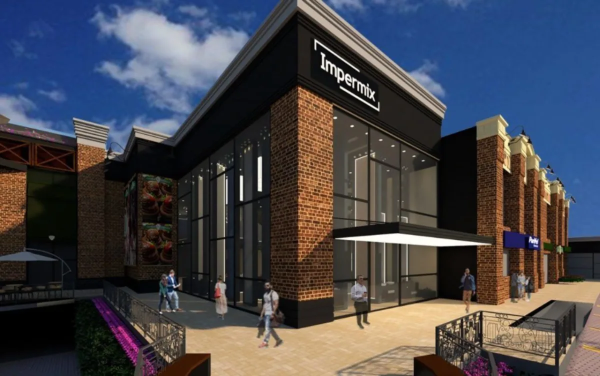 Fachada da nova loja da Impermix no Jardim Social, que será a primeira Boutique Diamante Portinari de Curitiba