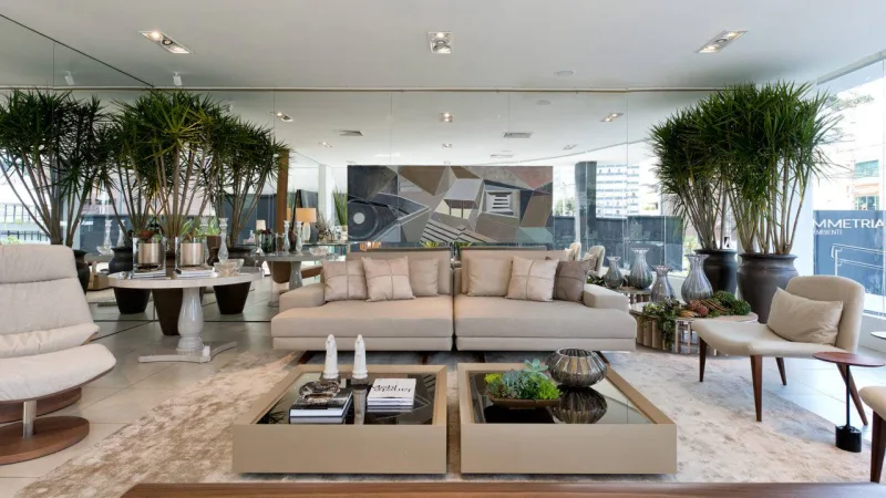 A Simmetria Ambienti foca na curadoria de mobiliário exclusivo, desenvolvido por designers brasileiros. | Foto: divulgação