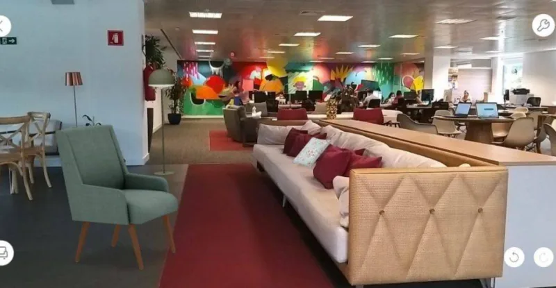 Com o app Homestyler é possível brincar com composições de mobiliários. Imagem: reprodução.