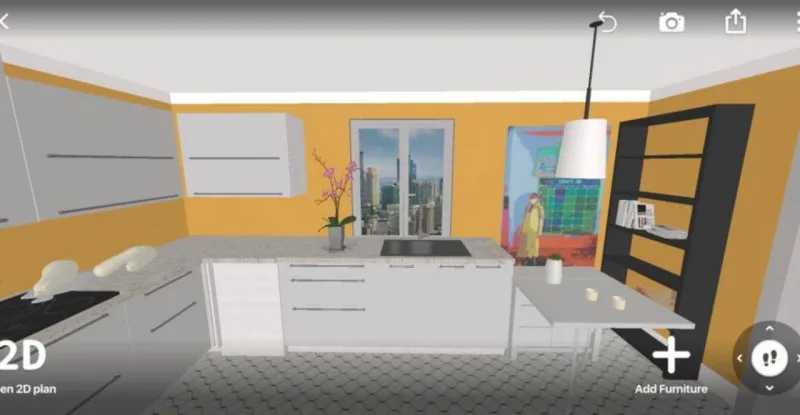 Com o Room Planner, o ambiente pode ser criado do zero. Imagem: reprodução.
