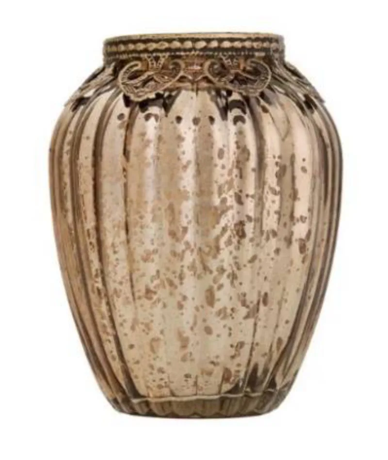 Porta-Vela Gold Glam Nancy 13cm, de R$ 29,99 por R$ 12,99