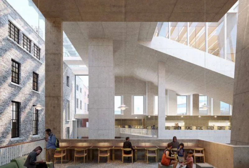 Parnell Square Cultural Quarter, em Dublin, é um dos projetos das arquitetas. Foto: Grafton Architects