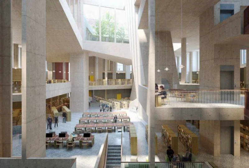Parnell Square Cultural Quarter, em Dublin, é um dos projetos das arquitetas. Foto: Grafton Architects