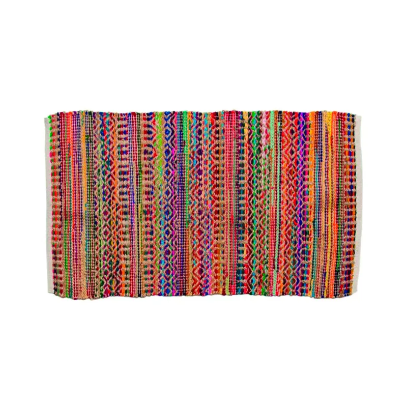 Tapete em tecido Winter Boho Gianna, 1,50 m x 90cm. R$ 329,99, na Camicado