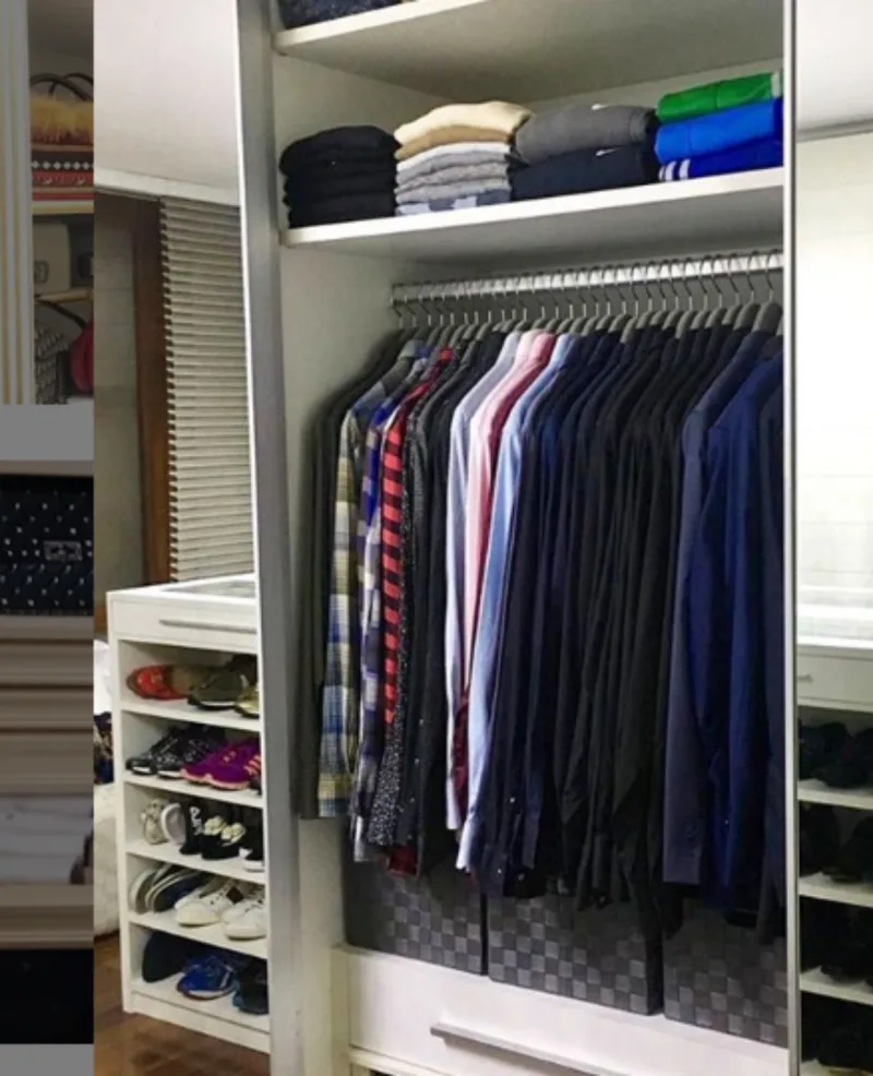 Retirar peças que não se usa mais libera espaço para organizar as ficam. Foto: reprodução/Instagram Governess