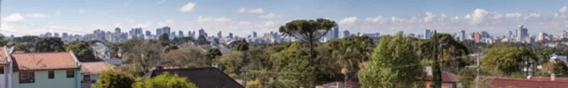 Esta é a vista panorâmica da rua Claudio Manoel da Costa, no Vista Alegre, segundo ponto mais alto da cidade
(Foto: Fernando Zequinão / Gazeta do Povo)