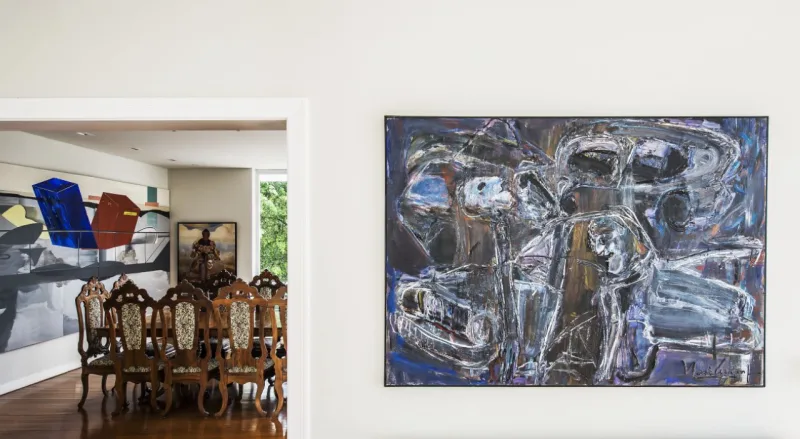 Quadro de Iberê Camargo é um dos destaques da casa. Foto: Letícia Akemi/Gazeta do Povo
