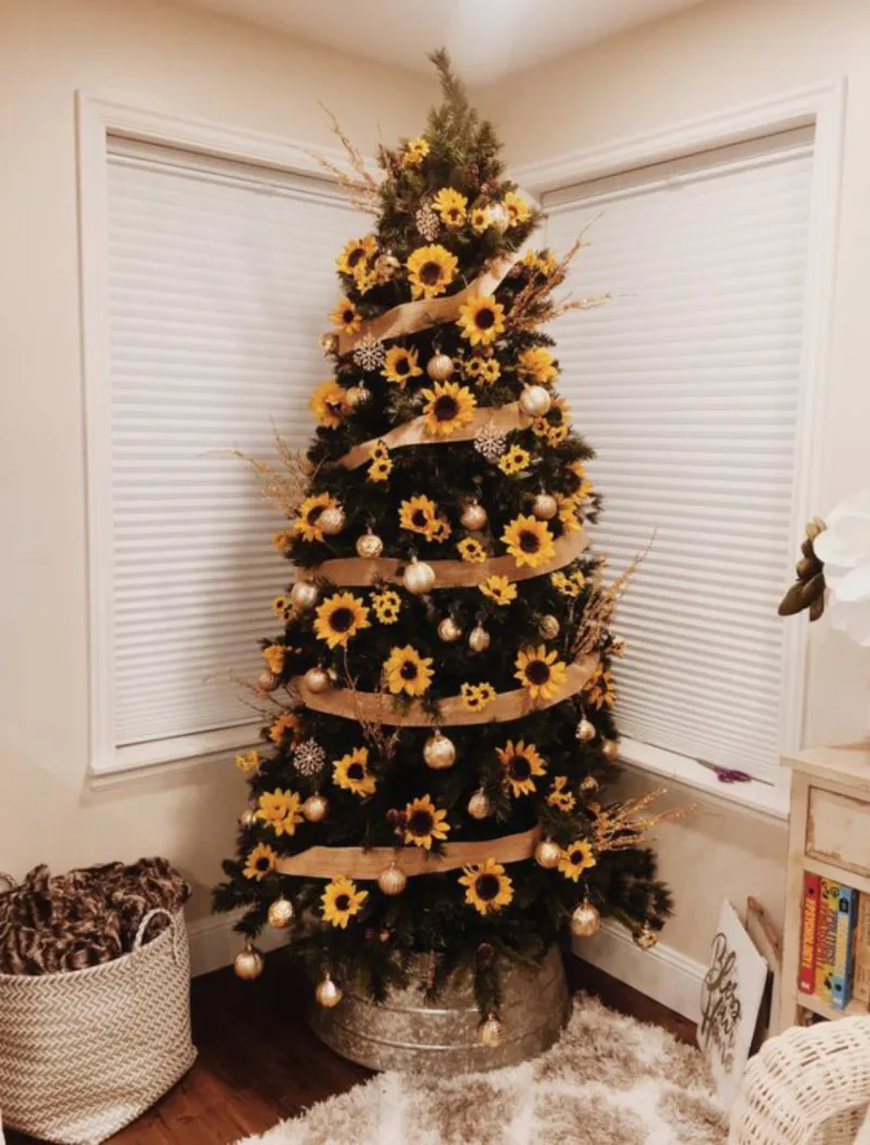 No Pinterest, a maior tendência para 2019 são as árvores com girassóis. Foto: divulgação
