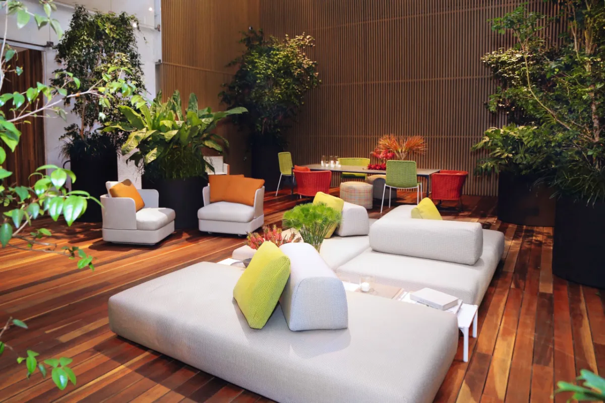 Showroom com móveis de Paola Lenti é inaugurado em São Paulo. Foto: Marina Malheiros / Divulgação