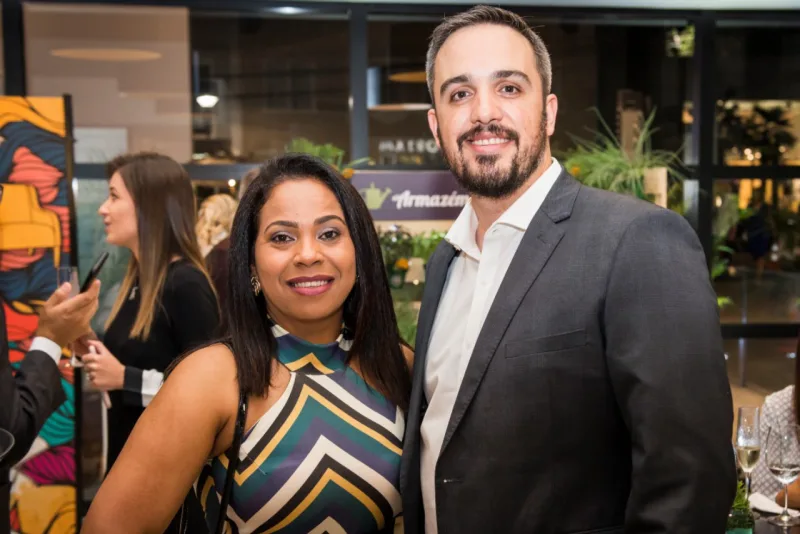 Luciane Benevides e Thiago Helm, da Impermix