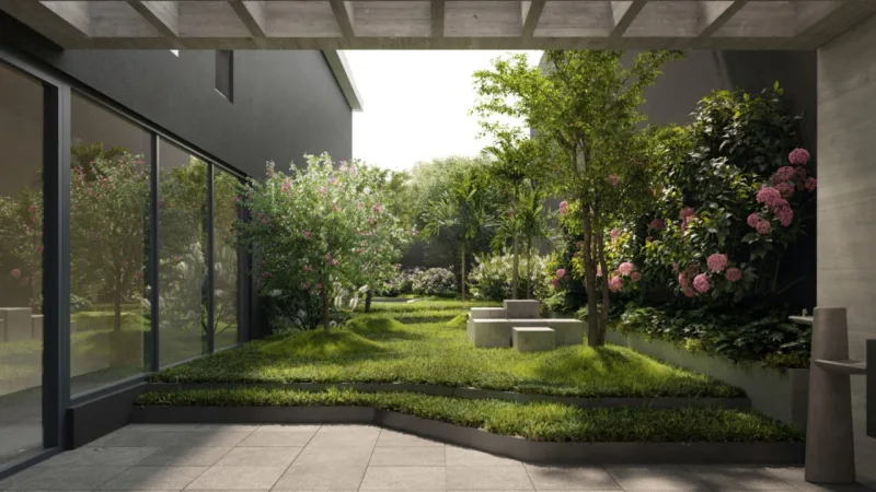 O Noar é um empreendimento que valoriza a biodiversidade nativa, arte e design brasileiros, além de incorporar soluções de sustentabilidade. | Divulgação