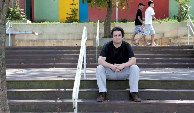 Boldarini em um de seus projetos mais conhecidos: o Cantinho do Céu, na zona sul de São Paulo. Foto: Douglas Garcia