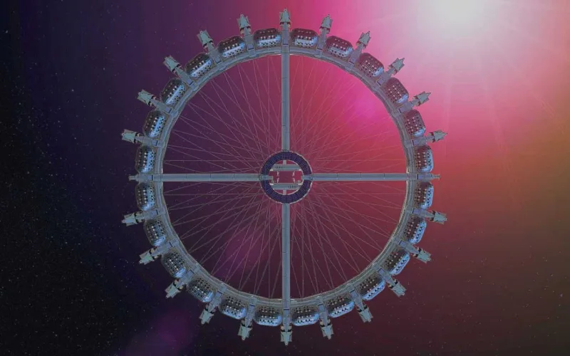 Estação espacial terá formato circular para rotacionar e provocar efeito gravitacional. Foto: divulgação