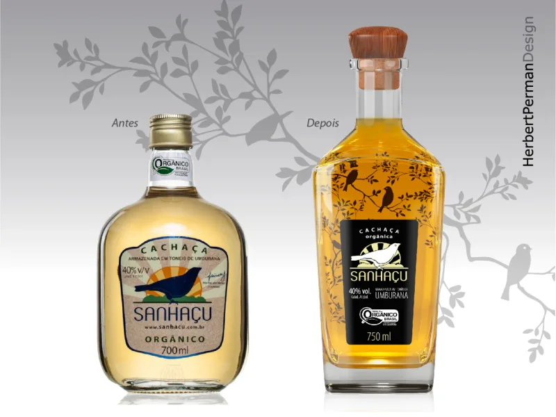 Embalagem mais sofisticada foi criada para que a cachaça pudesse se destacar no mercado internacional. Foto: Divulgação