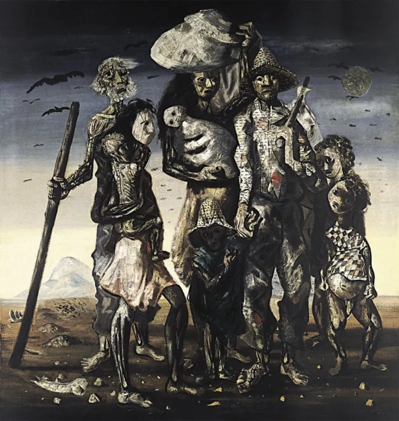Os Retirantes, quadro de Candido Portinari de 1944, retrata os movimentos migratórios do Nordeste em meio à seca. Foto: reprodução
