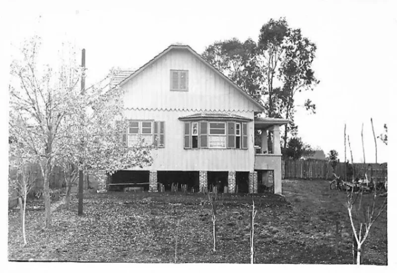 A casa na época de sua construção. Fonte: Acervo Ingo Dittmar