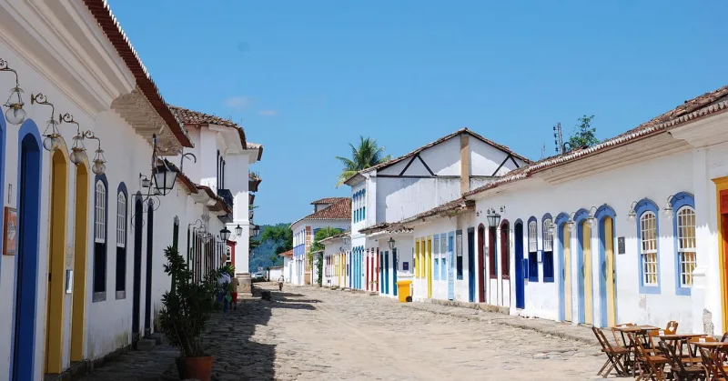 Região histórica e conjunto arquitetônico de Paraty. Foto: Wikimedia Commons