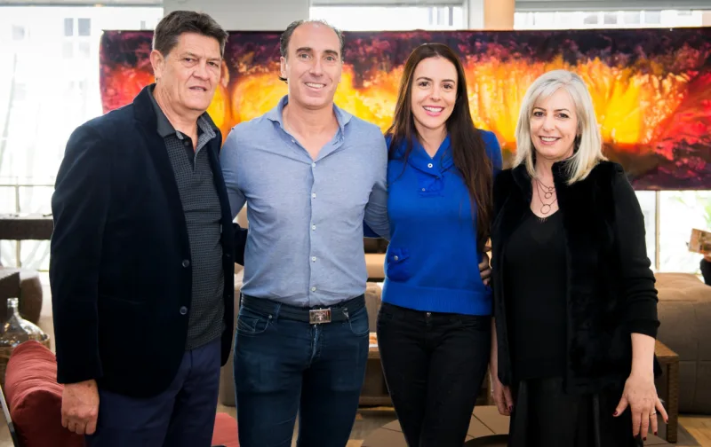 Luis Jacoski, José Tonin Junior, Wanessa Cannonieri e Joana D'arc Brugnoro Jacoski.