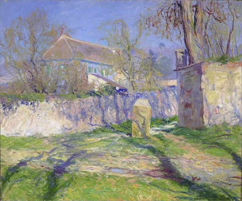 Casa foi pintada no estilo impressionista em 1910 por Guy Rose, um dos amigos de Monet. Foto: reprodução