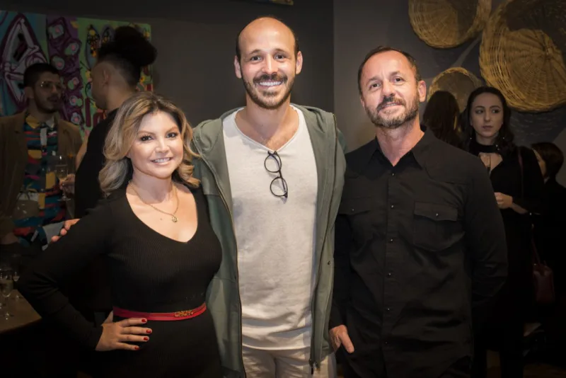 Arquitetos Katia Herzog, Ary Jacobs e Renan Mutao.
