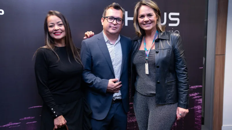 Vonett Faryniuk, Ulisses Ricardo Franco e Verbena Almeida.