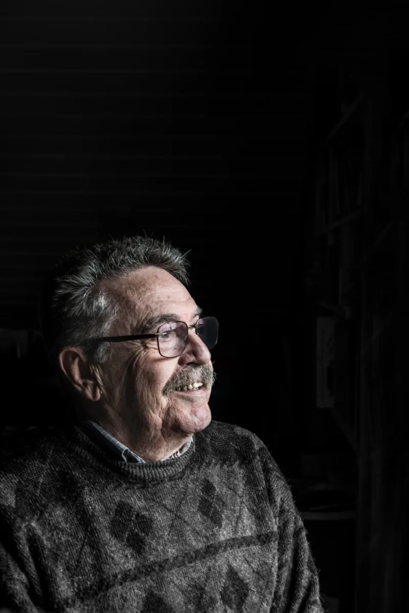 Na foto José La Pastina Filho , grande nome da arquitetura do PR , que por muitos anos foi presidente do Iphan . Local: casa do La Pastina no Bacacheri . 06-06-2019